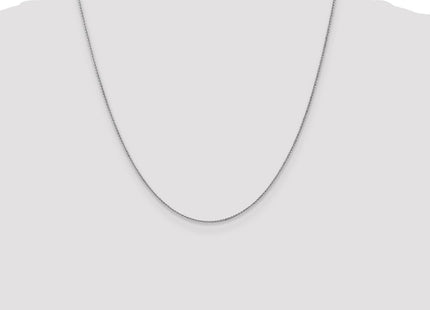 14K White Gold Spiga with Lobster Clasp Chain (Style PEN159L-20)