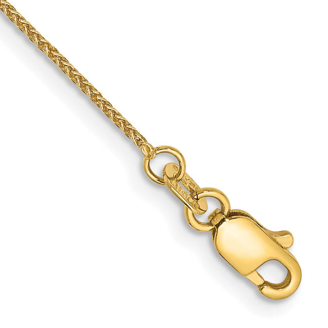 14K Spiga with Lobster Clasp Bracelet, 6 x 1.05mm