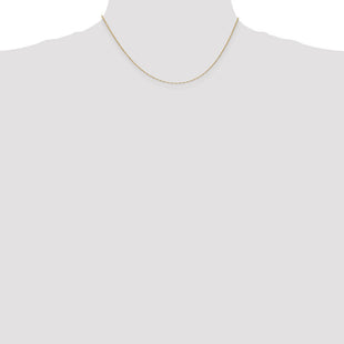 14K Singapore with Spring Ring Clasp Chain (Style PEN164-16)
