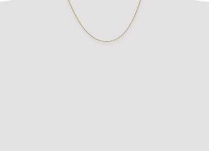 14K Singapore with Spring Ring Clasp Chain (Style PEN164-18)