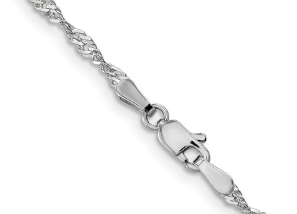 14k White Gold Chains Style PEN169 - Classique Jewelry Inc.
