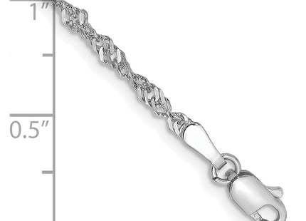 14k White Gold Chains Style PEN169 - Classique Jewelry Inc.