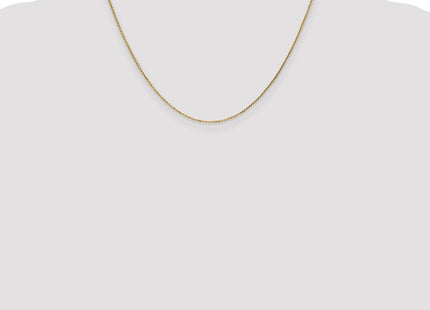 14K . Diamond-cut Cable with Lobster Clasp Chain (Style PEN17-18)