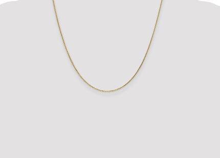 14K . Diamond-cut Cable with Lobster Clasp Chain (Style PEN17-20)