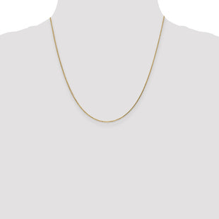 14K . Diamond-cut Cable with Lobster Clasp Chain (Style PEN17-20)