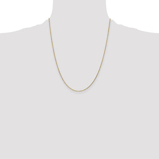 14K . Diamond-cut Cable with Lobster Clasp Chain (Style PEN17-22)