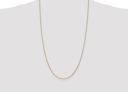 14K . Diamond-cut Cable with Lobster Clasp Chain (Style PEN17-26)