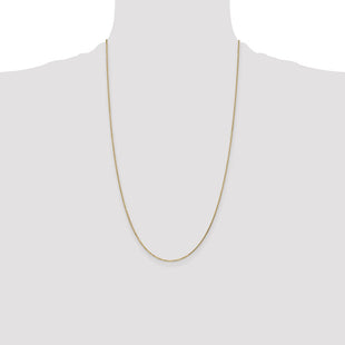 14K . Diamond-cut Cable with Lobster Clasp Chain (Style PEN17-26)