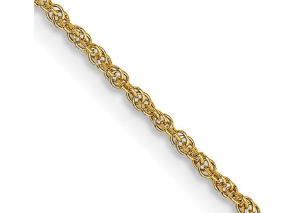 14K gold rope link chain