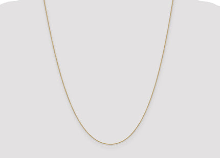 14K . Cable with Spring Ring Clasp Chain (Style PEN190-24)
