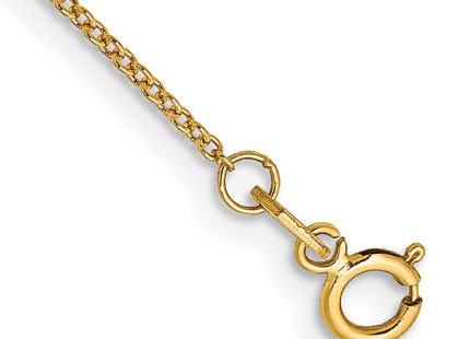 14K . with Spring Ring Clasp Chain