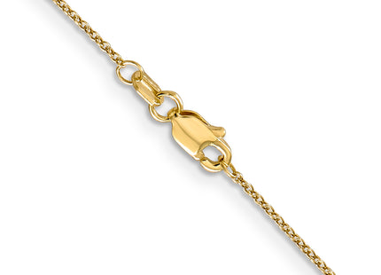 14K Cable with Lobster Clasp Chain, 16 x 0.9mm