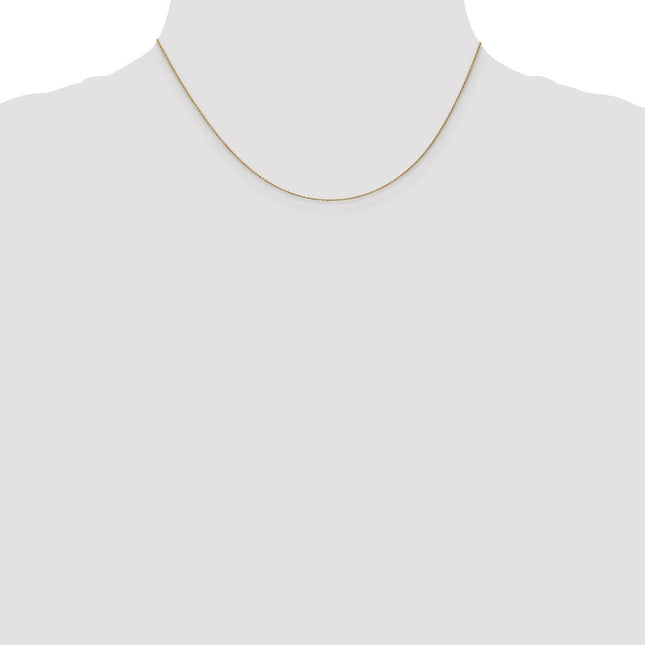 14K Cable with Lobster Clasp Chain, 16 x 0.9mm