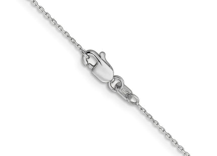 14k White Gold Chains Style PEN192L - Classique Jewelry Inc.