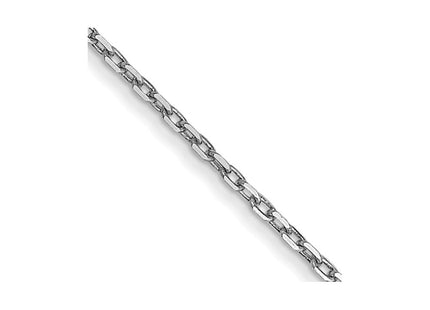 14K white gold chain