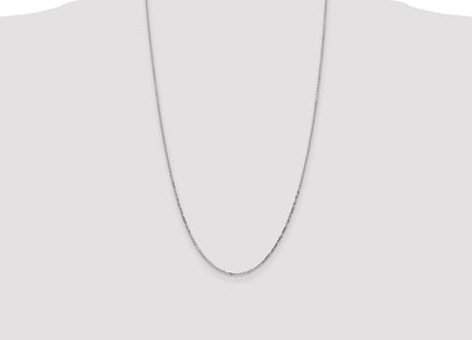14k White Gold Chains Style PEN197 - Classique Jewelry Inc.