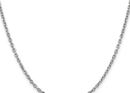 14k White Gold Chains Style PEN199 - Classique Jewelry Inc.