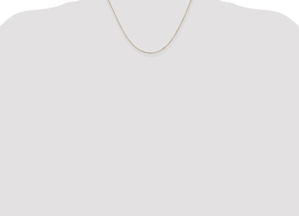 14K Box with Lobster Clasp Chain (Style PEN1L-18)