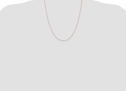 14K Box with Lobster Clasp Chain (Style PEN1L-22)
