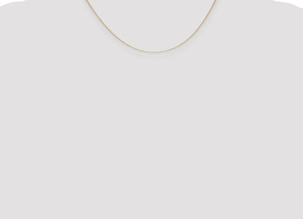 14K Diamond-cut Round Open Link Cable with Lobster Clasp Chain (Style PEN201-16)