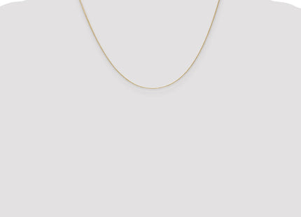 14K Diamond-cut Round Open Link Cable with Lobster Clasp Chain (Style PEN201-18)