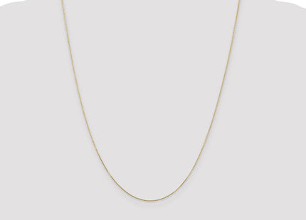 14K Diamond-cut Round Open Link Cable with Lobster Clasp Chain (Style PEN202-24)