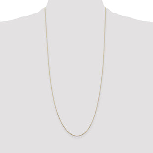 14K Diamond-cut Round Open Link Cable with Lobster Clasp Chain (Style PEN202-30)
