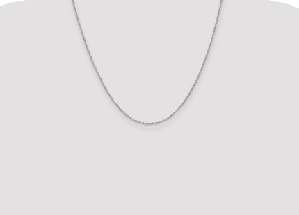14K white gold chain