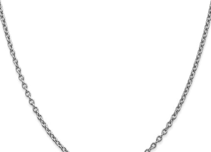 14k White Gold Chains Style PEN211 - Classique Jewelry Inc.