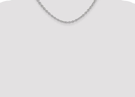 14k White Gold Chains Style PEN212 - Classique Jewelry Inc.