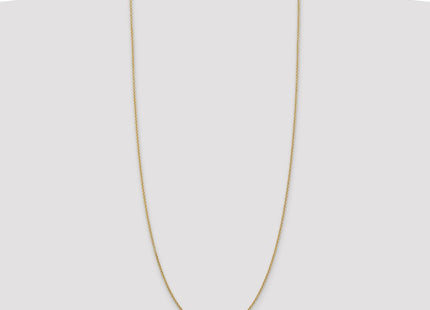 14K Round Open Link Cable with Lobster Clasp Chain (Style PEN215-30)