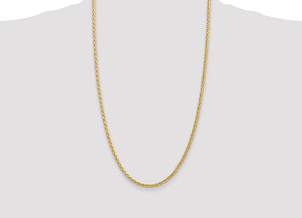 14k Parisian Wheat with Lobster Clasp Chain (Style PEN22-26)