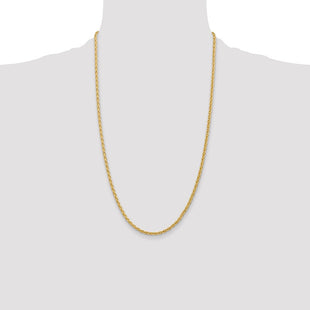 14k Parisian Wheat with Lobster Clasp Chain (Style PEN22-26)