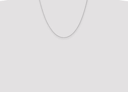 14K White Gold Parisian Wheat with Lobster Clasp Chain (Style PEN260-20)