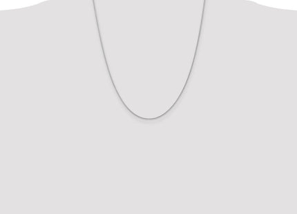 14K White Gold Parisian Wheat with Lobster Clasp Chain (Style PEN260-22)