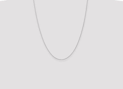 14K White Gold Parisian Wheat with Lobster Clasp Chain (Style PEN260-24)