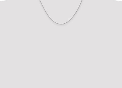 14K White Gold Parisian Wheat with Lobster Clasp Chain (Style PEN261-18)