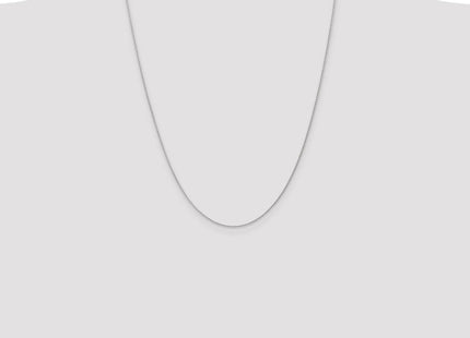 14K white gold wheat link bracelet