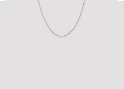 14K White Gold Parisian Wheat with Lobster Clasp Chain (Style PEN262-20)