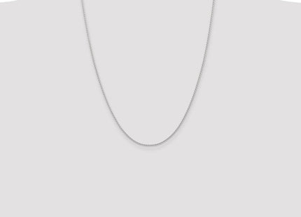 14K White Gold Parisian Wheat with Lobster Clasp Chain (Style PEN262-24)