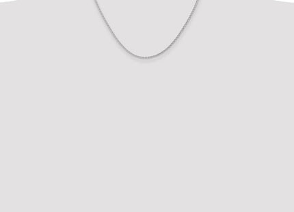 14K White Gold Parisian Wheat with Lobster Clasp Chain (Style PEN263-18)