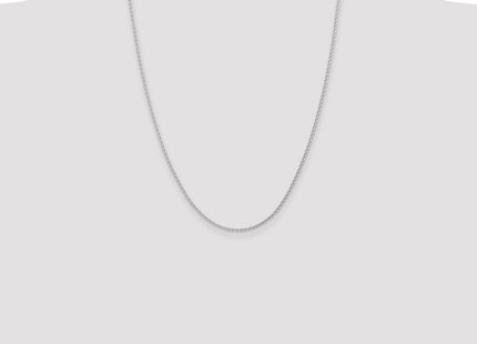 14K White Gold Parisian Wheat with Lobster Clasp Chain (Style PEN263-24)