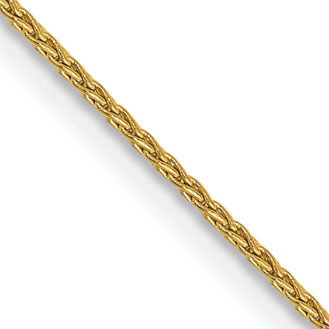 14k Parisian Wheat with Lobster Clasp Bracelet, 18 x 1mm