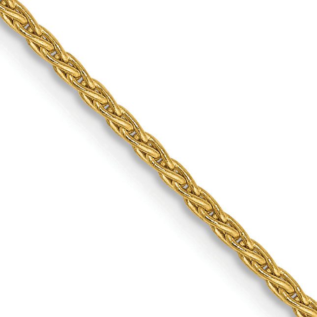 14k Parisian Wheat with Lobster Clasp Chain, 30 x 1.5mm