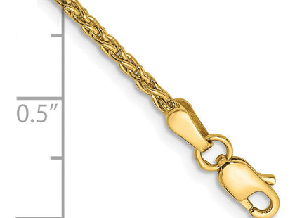 14k Parisian Wheat with Lobster Clasp Bracelet (Style PEN267-7)