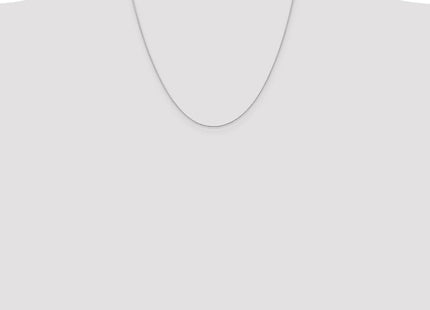 14K white gold wheat link bracelet