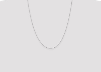 14K White Gold Diamond-cut Parisian Wheat with Lobster Clasp Chain (Style PEN268-24)