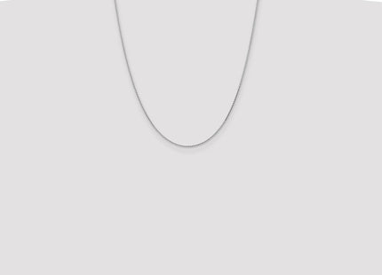 14K White Gold Diamond-cut Parisian Wheat with Lobster Clasp Chain (Style PEN269-22)