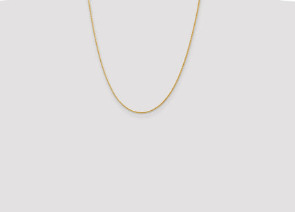 14K . Diamond-cut Parisian Wheat with Lobster Clasp Chain (Style PEN276-22)