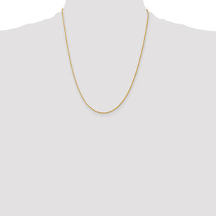 14K . Diamond-cut Parisian Wheat with Lobster Clasp Chain (Style PEN276-22)